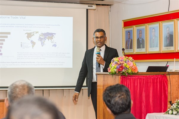 World Maritime Day Seminar- Capt. Peshela Medagama